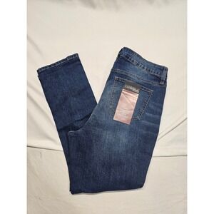Hydraulic Murray Slim Straight Jeans Womens 18W Dark Wash Blue Denim NWT